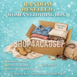 Reseller Mystery Women’s Clothing Box | Mixed Brands | Up to 5 lbs | GUC to NWT